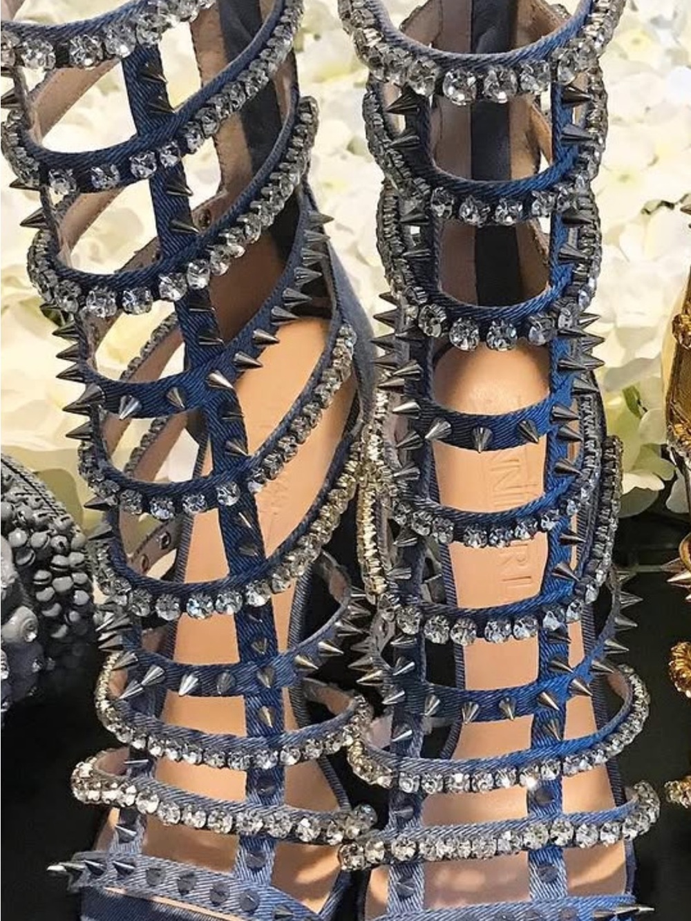 Jennifer Le Denim Razor heels - Picture 8 of 8